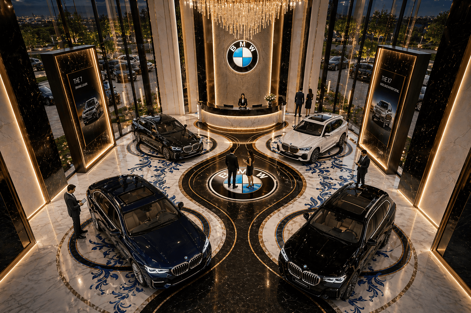 أرضية فسيفساء BMW