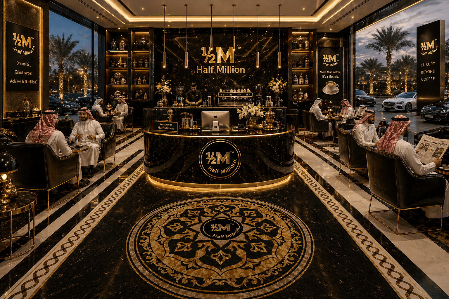 هاف مليون كافيه