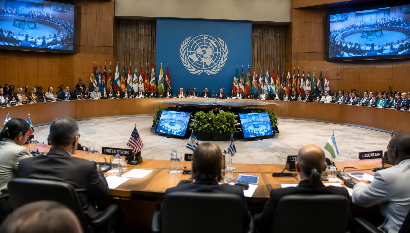 Sudan's delegation at a multilateral session